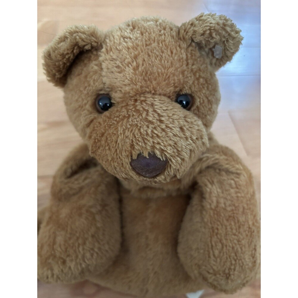 Mary Meyer Brown Bean Bag Bear with Red Ribbon Bow 1999 Vintage